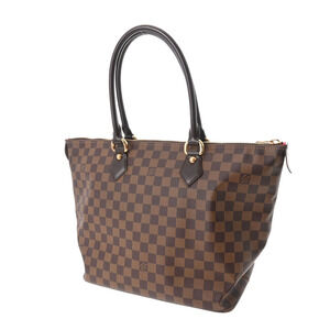 Louis Vuitton Tote Bag Saleya Canvas Handbag Brown Damier